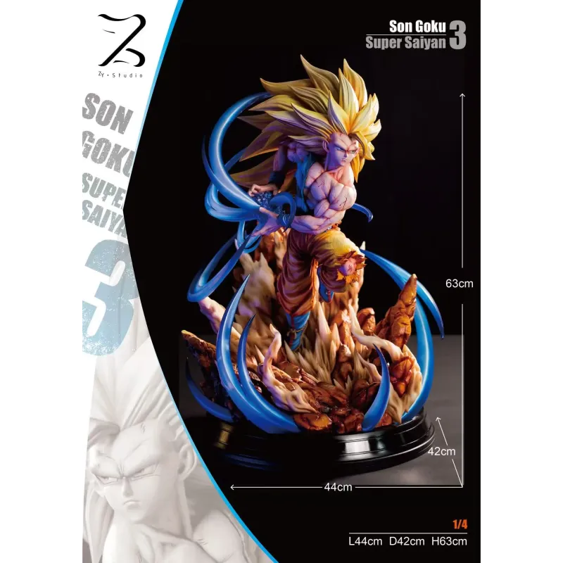 Dragon Ball Z Goku SSJ3 Kamehameha ZY Studio X Poker Monster Studio