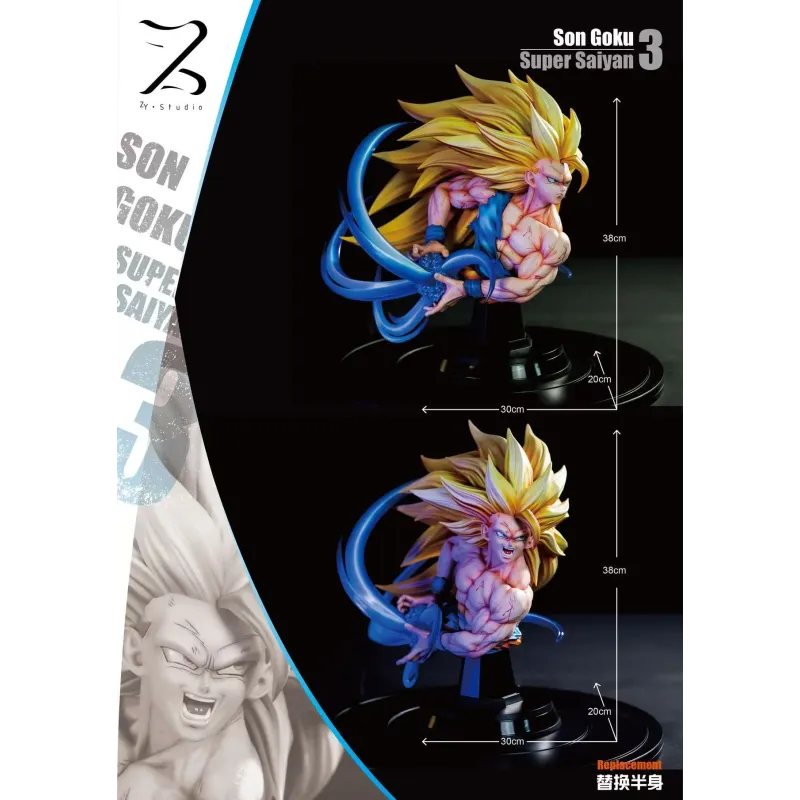 Dragon Ball Z Goku SSJ3 Kamehameha ZY Studio X Poker Monster Studio