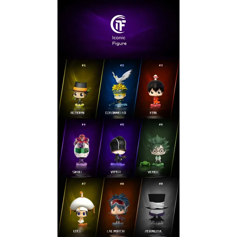 Katekyo Hitman Reborn Arcobaleno Series 09 Bermuda Iconic Figure Studio