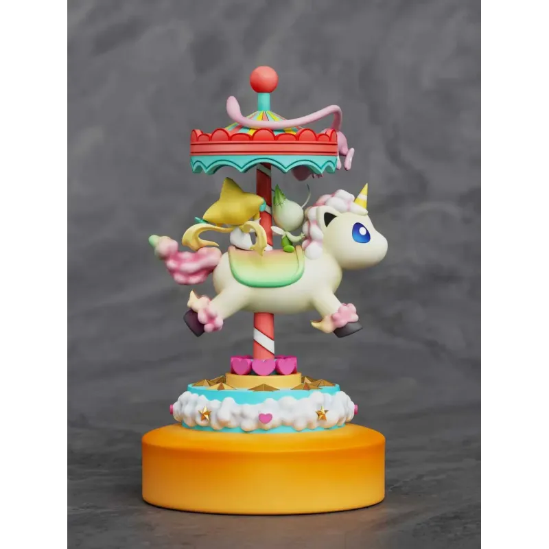 Pokemon Park Carousel Mew x Celebi x Jirachi Sun Studio
