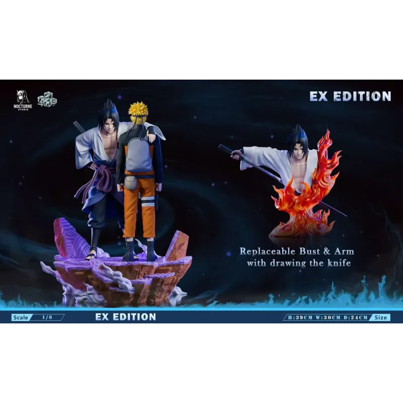 Naruto Shippuden The Reunion Naruto & Sasuke Nocturne Studio × ICE Studio