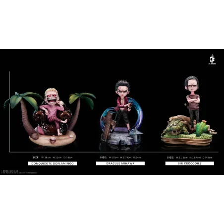 One Piece Doflamingo X Crocodile X Mihawk DX Studio - Figurine Exclusive