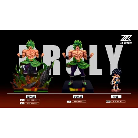 Dragon Ball Broly ZR Studio - Figurine de Collection Épique
