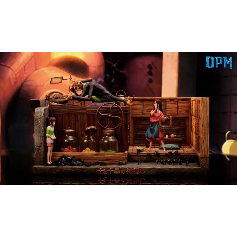 Spirited Away Chihiro & Kamaji & Lin OPM Studio