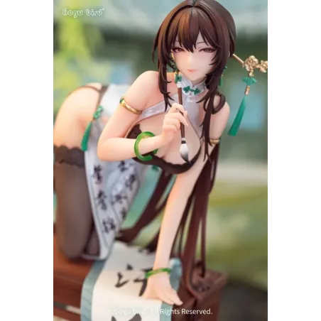 Original Character Calligraphy Maiden Gogu Bird