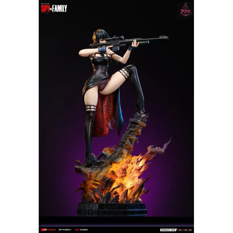 Spy x Family Sniper Yor Forger Pink Studio