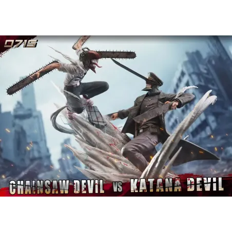 Chainsaw Man Chainsaw Devil vs Katana Devil 0715 Studio