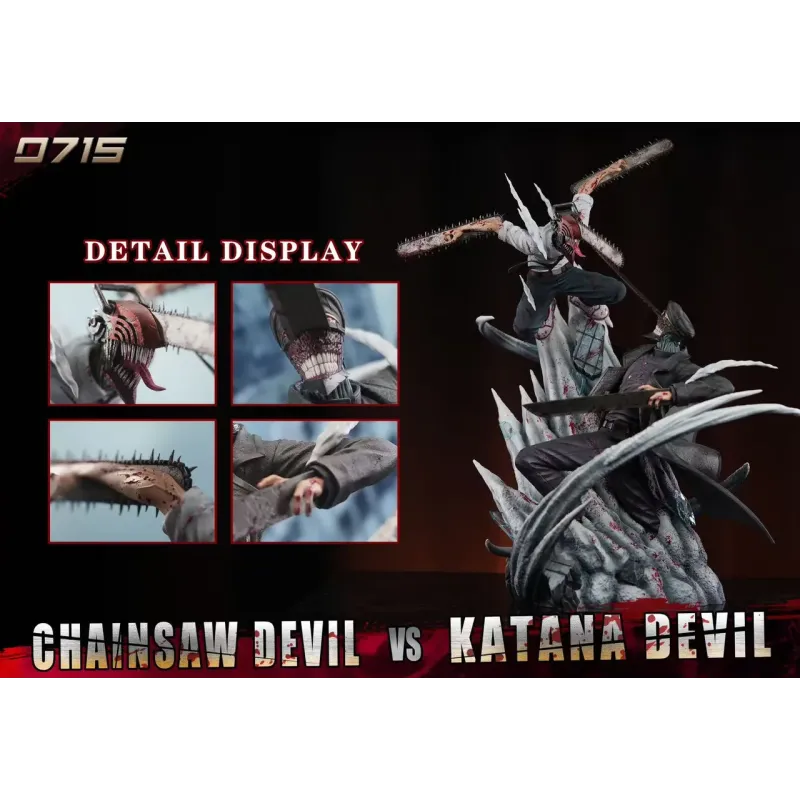 Chainsaw Man Chainsaw Devil vs Katana Devil 0715 Studio