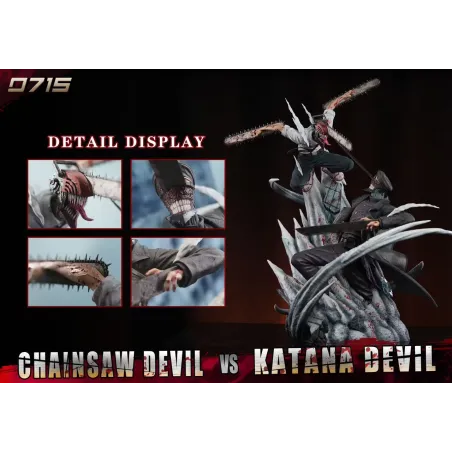 Chainsaw Man Chainsaw Devil vs Katana Devil 0715 Studio