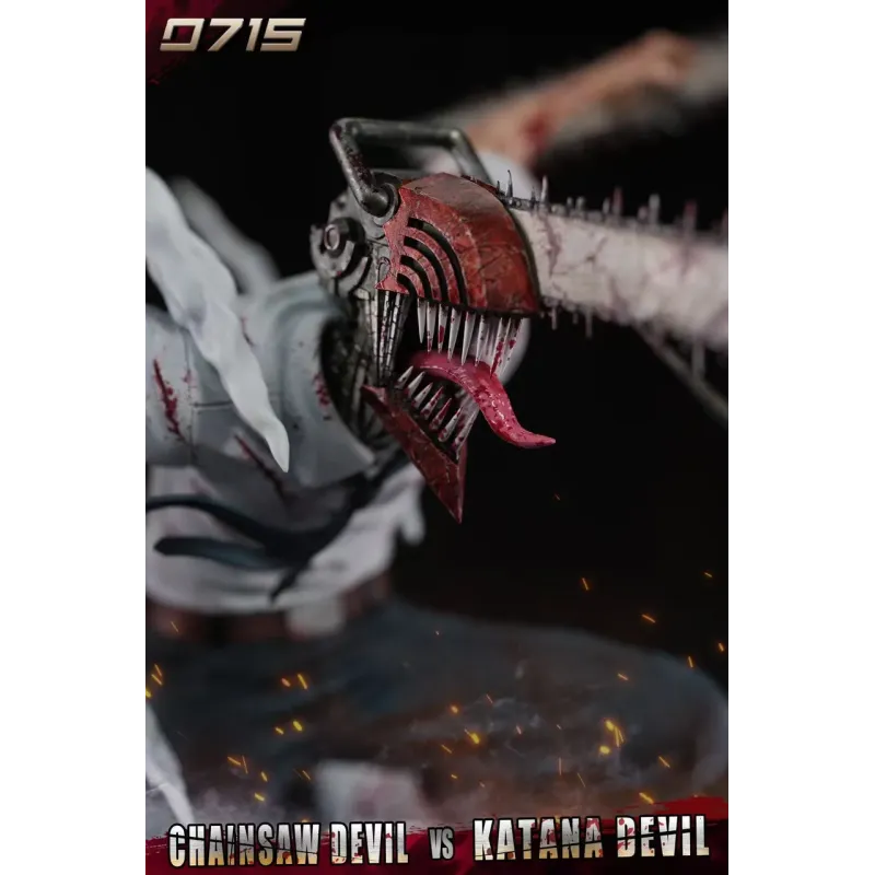 Chainsaw Man Chainsaw Devil vs Katana Devil 0715 Studio