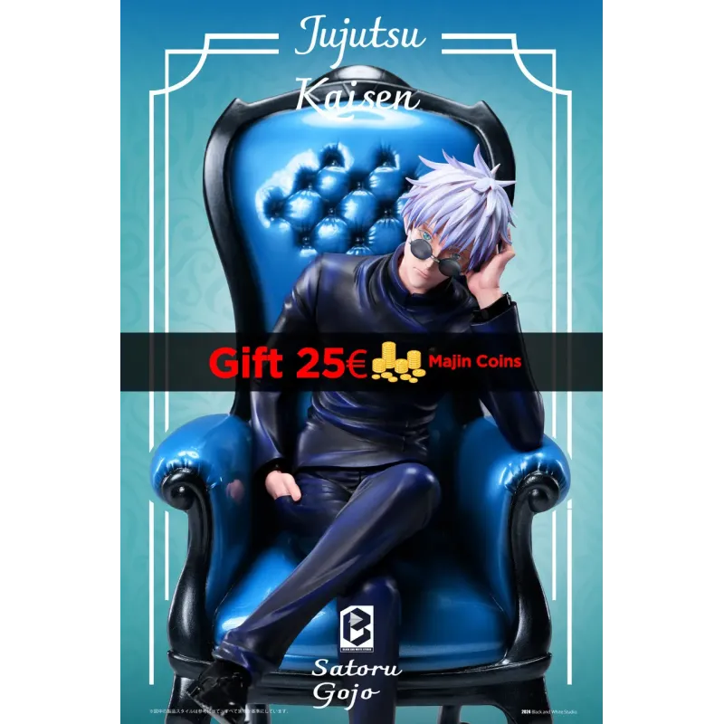 Jujutsu Kaisen Satoru Gojo Sitting BW Studio