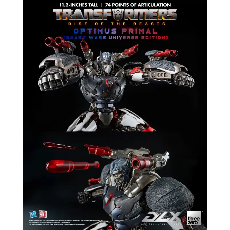 Transformers: Rise of the Beasts DLX Optimus Primal Threezero