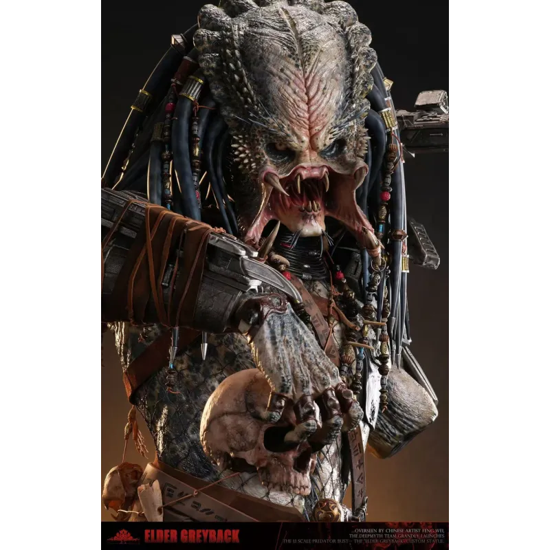 DEEPMYTH Studio Elder Greyback Bust - Collectible Art