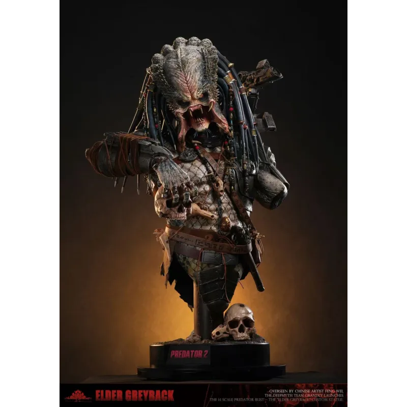 DEEPMYTH Studio Elder Greyback Bust - Collectible Art