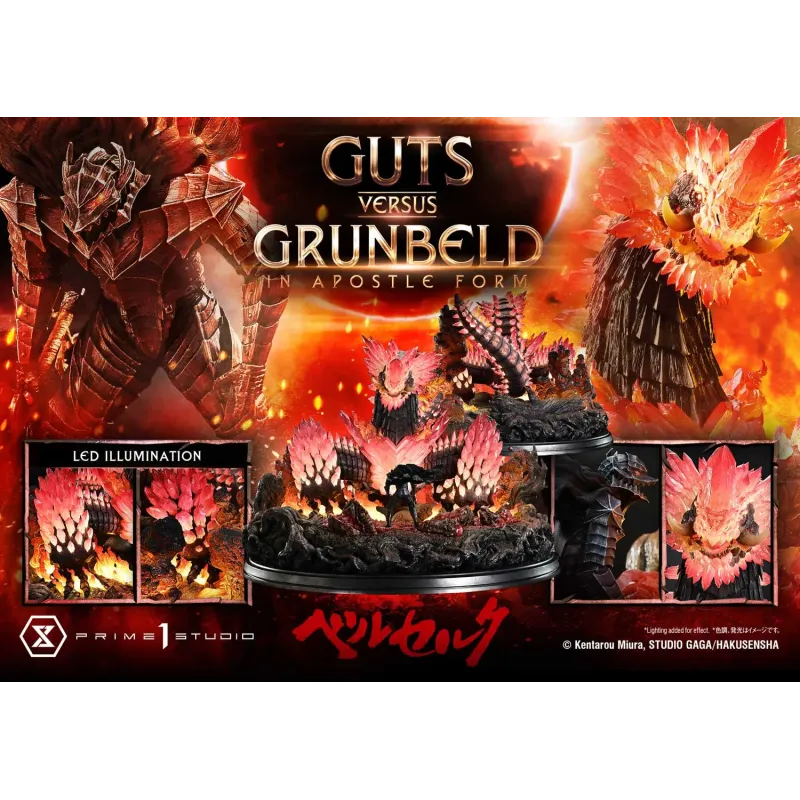 Berserk Guts Versus Grunbeld in Apostle Form Prime 1 Studio