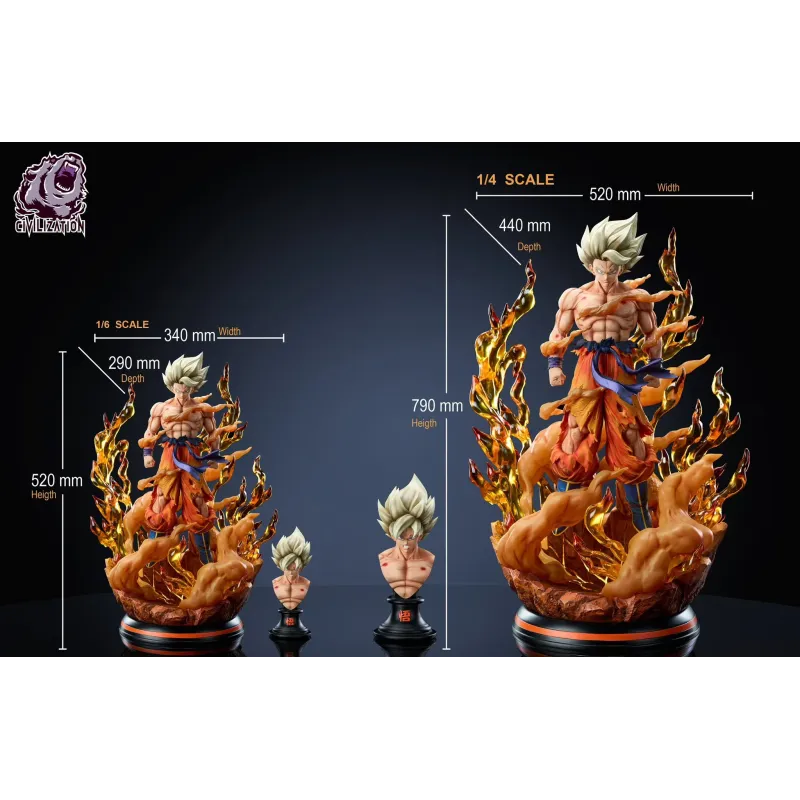 Dragon Ball Z Goku SSJ Namek Civilization Studio