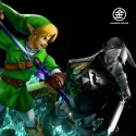 The Legend of Zelda Link VS Dark Link Kintsukuroi Creations