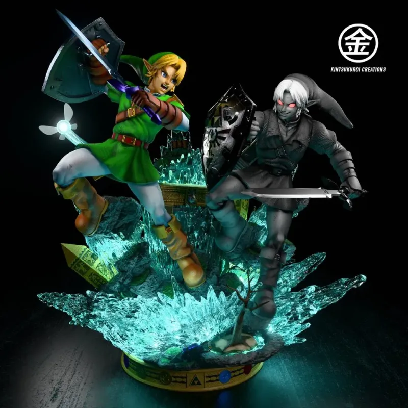 The Legend of Zelda Link VS Dark Link Kintsukuroi Creations