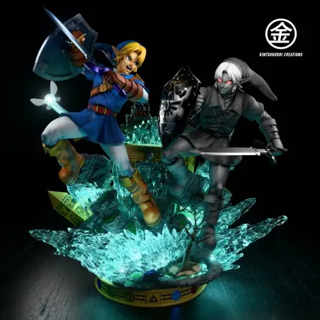 The Legend of Zelda Link VS Dark Link Kintsukuroi Creations