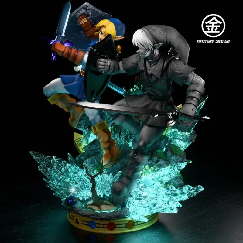 The Legend of Zelda Link VS Dark Link Kintsukuroi Creations