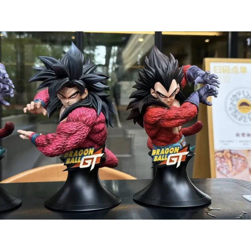 Dragon Ball GT Goku SSJ4 & Vegeta SSJ4 Busts Ruyun Studio