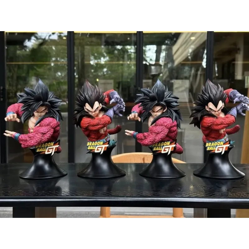 Dragon Ball GT Goku SSJ4 & Vegeta SSJ4 Busts Ruyun Studio