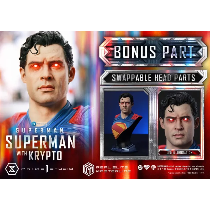 DC Superman with Krypto Prime 1 Studios