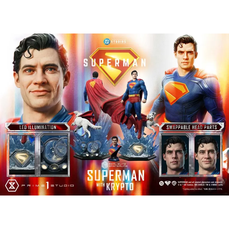 DC Superman with Krypto Prime 1 Studios