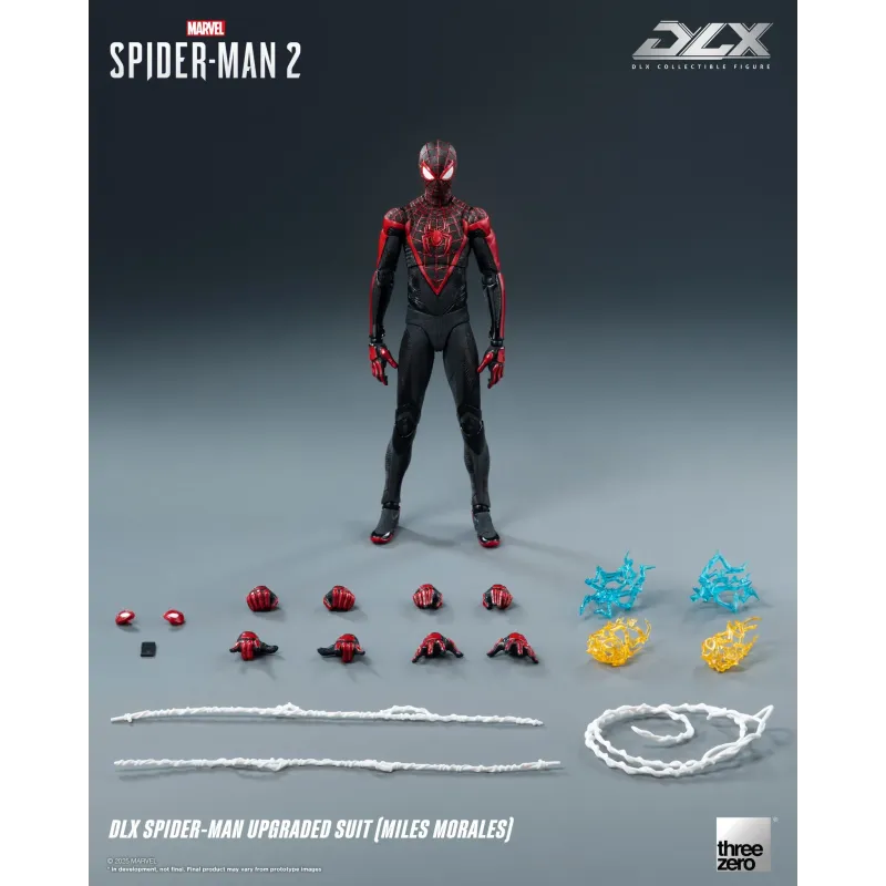 Marvel Spider-Man 2 DLX Spider-Man Upgraded Suit (Miles Morales) Threezero