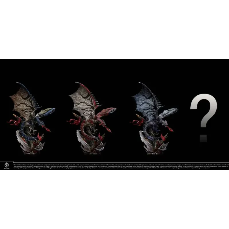 Monster Hunter Rathalos & Azure Rathalos & Silver Rathalos Edge Studio