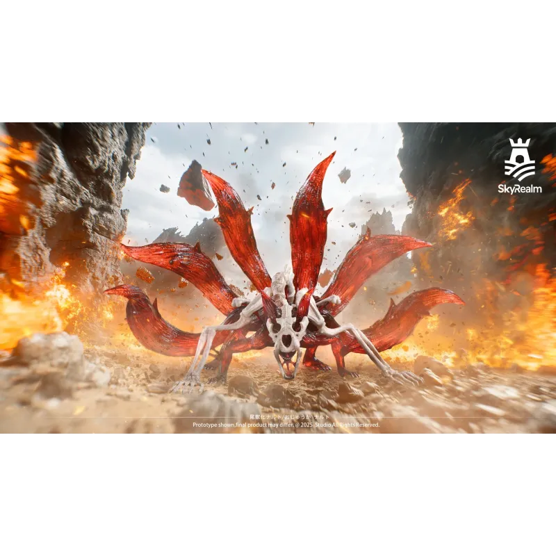 Naruto Shippuden Naruto Kyubi six tails SkyRealm Studio