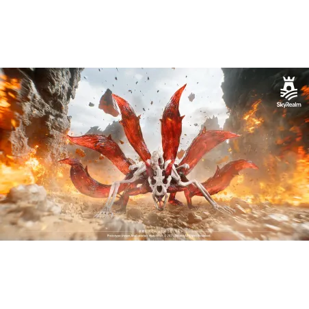 Naruto Shippuden Naruto Kyubi six tails SkyRealm Studio