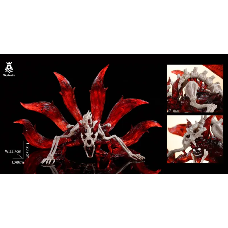 Naruto Shippuden Naruto Kyubi six tails SkyRealm Studio