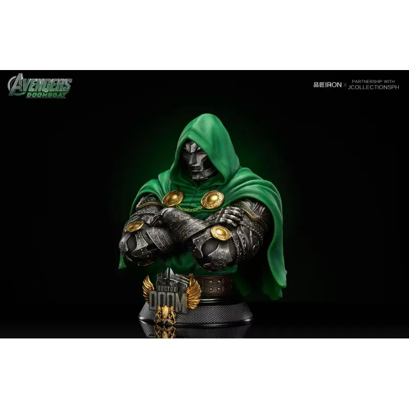 Marvel Dr Doom Bust Pin Jiang Iron Studio