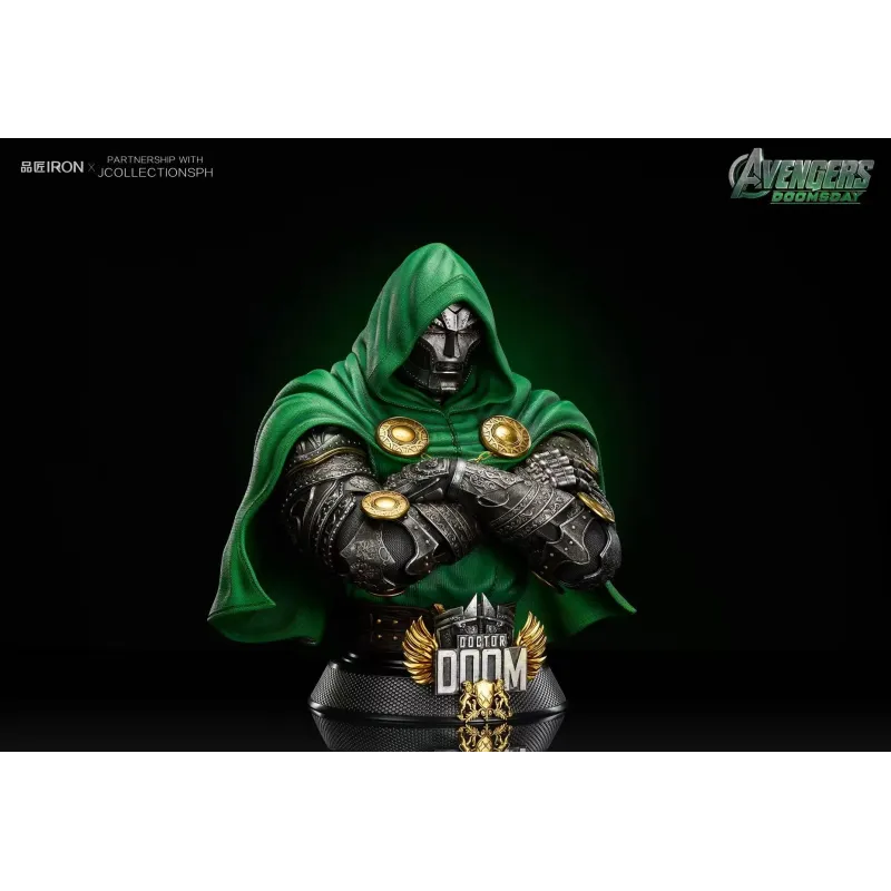 Marvel Dr Doom Bust Pin Jiang Iron Studio
