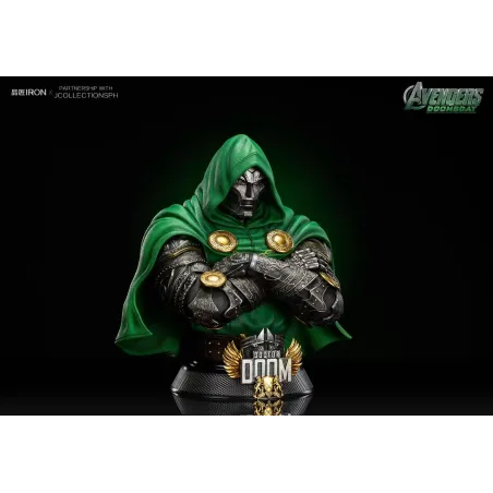 Marvel Dr Doom Bust Pin Jiang Iron Studio