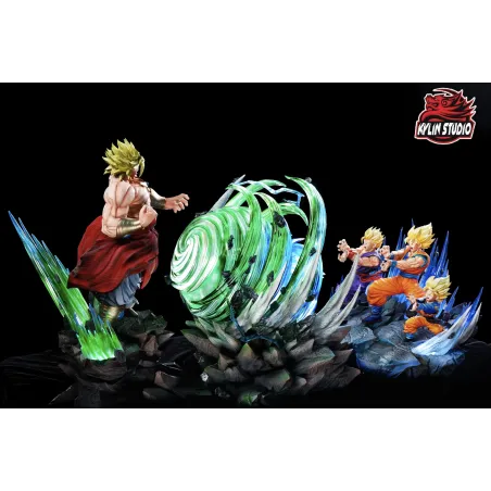 Dragon Ball Z Goku Gohan Goten vs Broly Kylin Studio