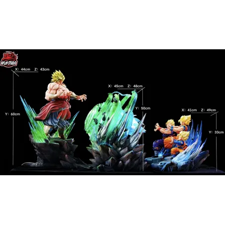 Dragon Ball Z Goku Gohan Goten vs Broly Kylin Studio