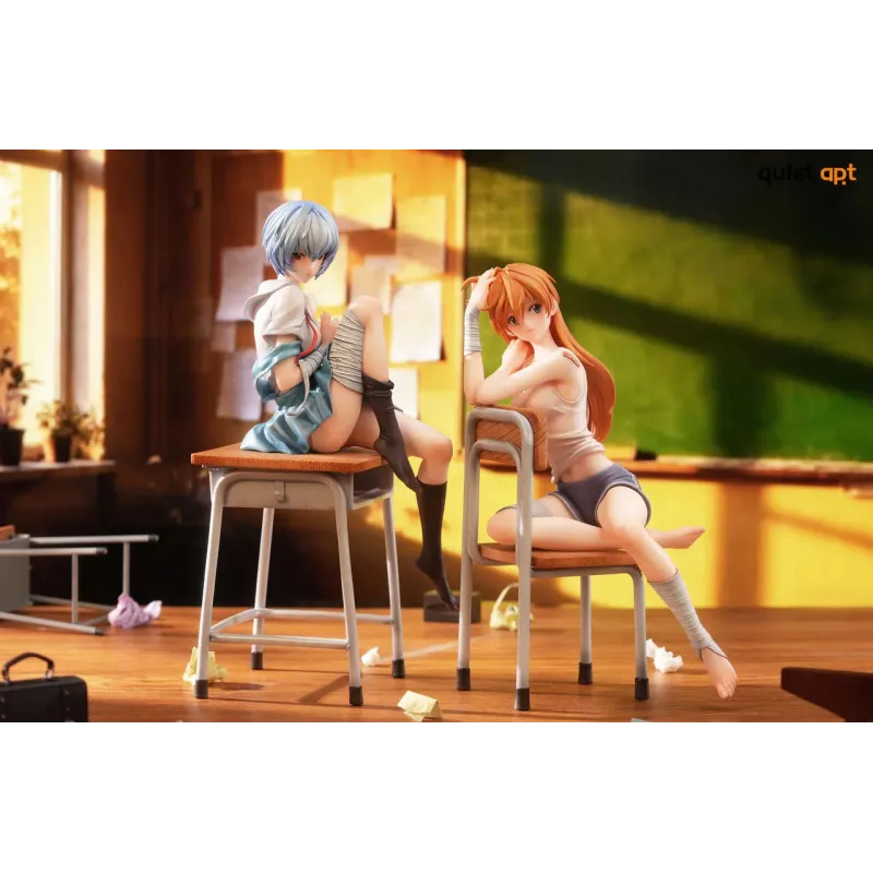Neon Genesis Evangelion Rei & Asuka Quiet Art Studio