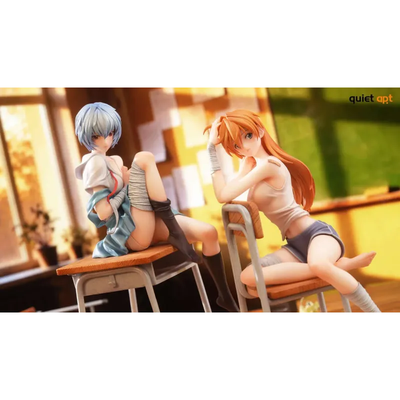 Neon Genesis Evangelion Rei & Asuka Quiet Art Studio