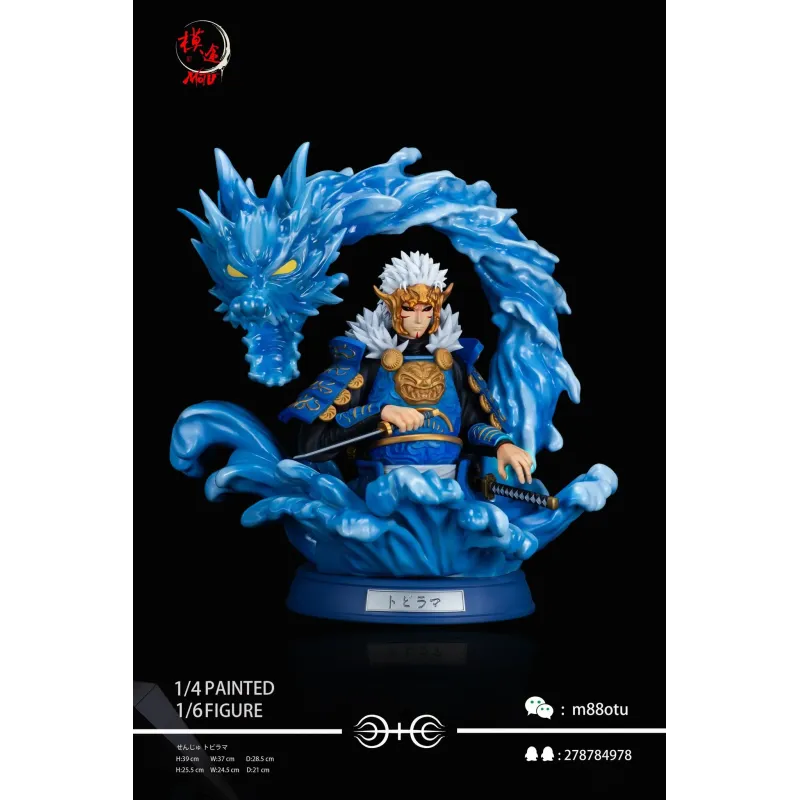 Naruto Shippuden Senju Tobirama Samurai Bust Motu Studio