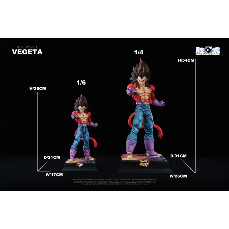 Dragon Ball GT Vegeta SSJ4 EX Capsule Studio