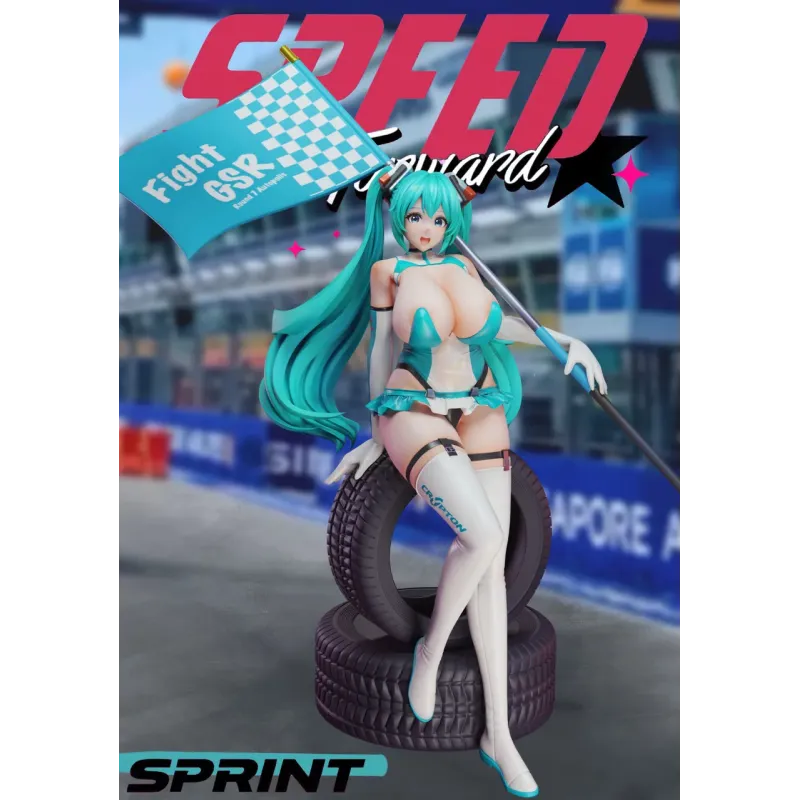Project Sekai Racing Girl Hatsune Miku SC Studio