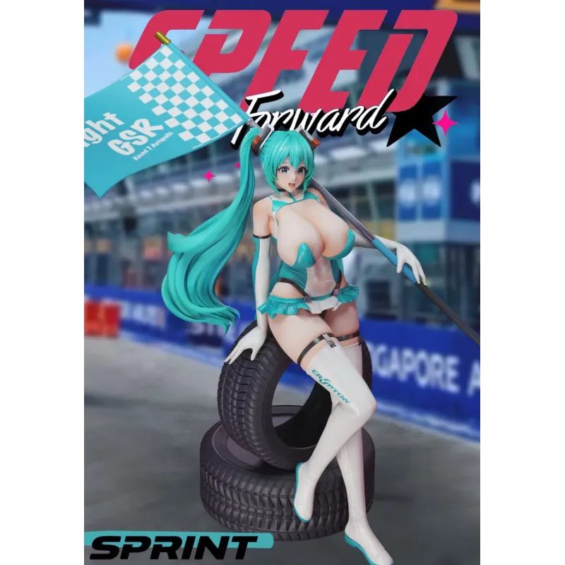 Project Sekai Racing Girl Hatsune Miku SC Studio