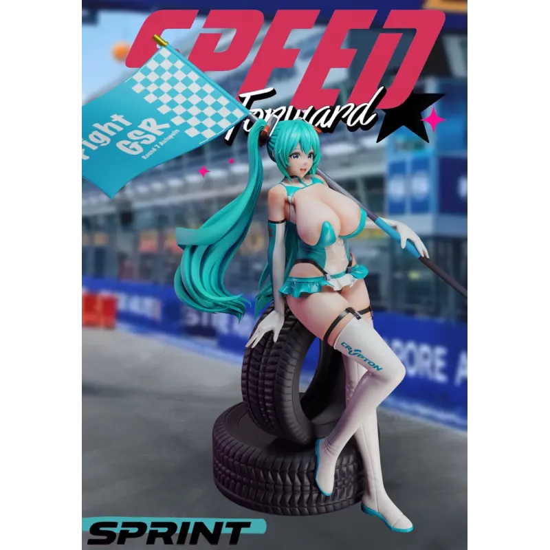Project Sekai Racing Girl Hatsune Miku SC Studio