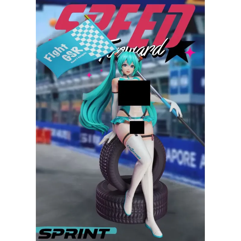 Project Sekai Racing Girl Hatsune Miku SC Studio