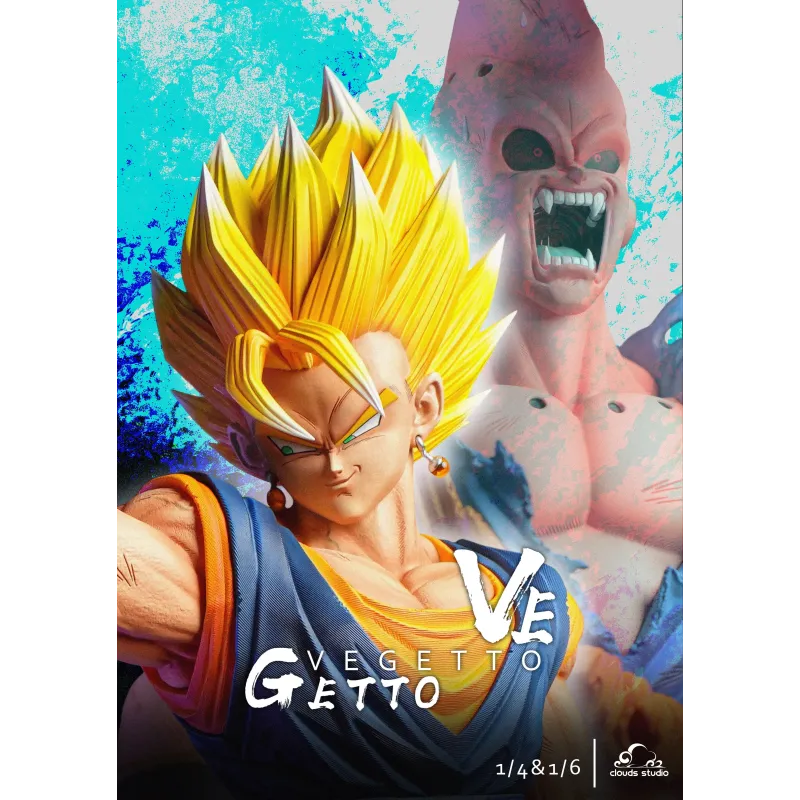 Dragon Ball Z Vegetto vs Buuhan Clouds Studio