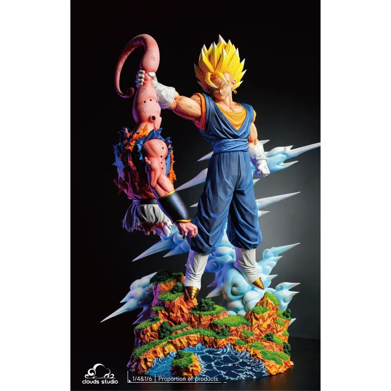 Dragon Ball Z Vegetto vs Buuhan Clouds Studio
