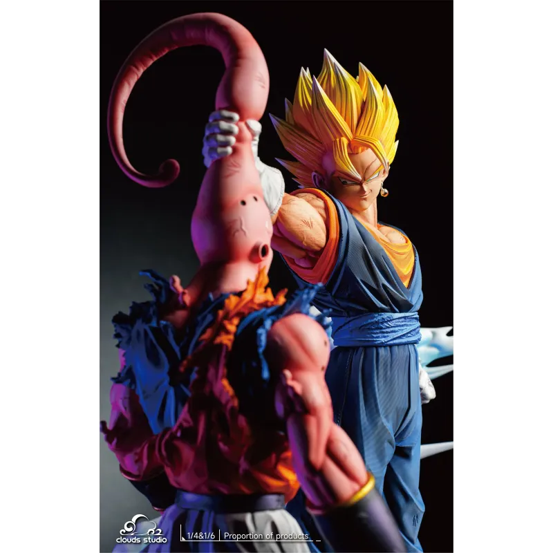 Dragon Ball Z Vegetto vs Buuhan Clouds Studio