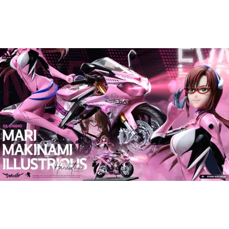 Neon Genesis Evangelion Motorcycle Girl Mari Makinami SX Studio